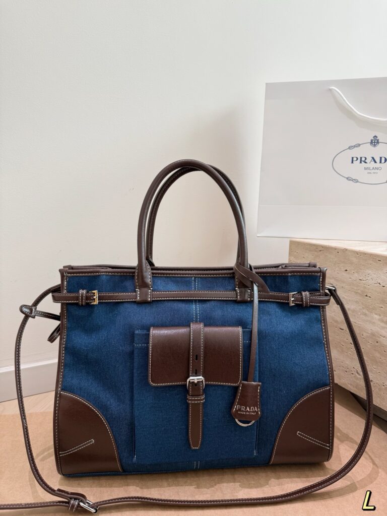 Prada Bonnie I Pad Brown Leather Belt 30 cm editorial product context 2