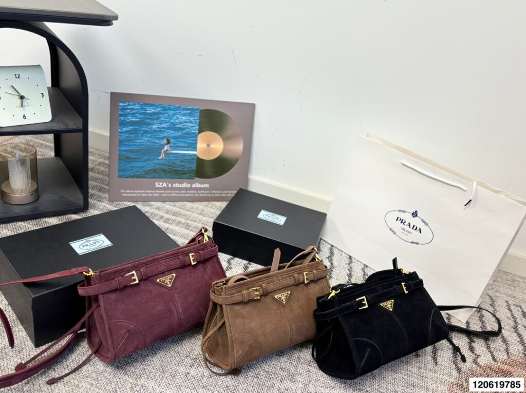 Prada Soft Lux Mini Bag 26 x 15 cm editorial product context 1
