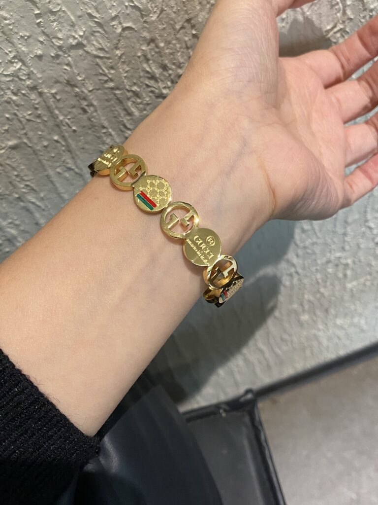 Designer S082 Red Bracelet editorial product context 2