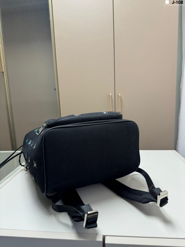 Louis Vuitton Montsouris Black Canvas Backpack 29 x 38 cm editorial product context 3