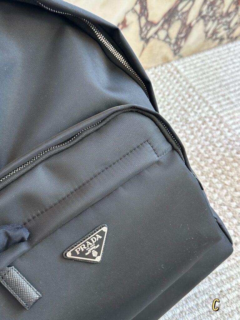 Prada 32 Nylon Backpack editorial product context 2