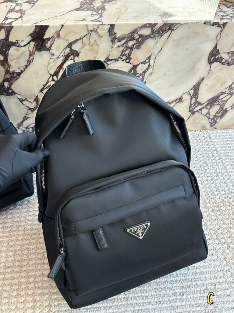 Prada 32 Nylon Backpack editorial product context 1