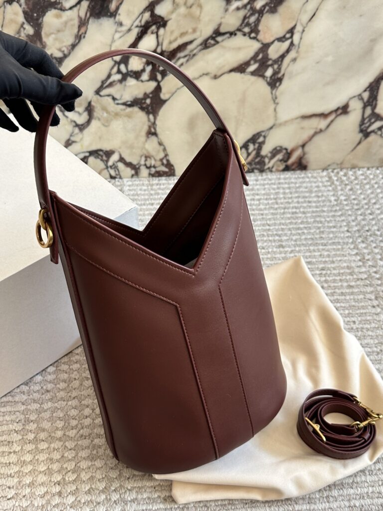 Saint Laurent 23 Black Bucket Bag 32 cm editorial product context 3
