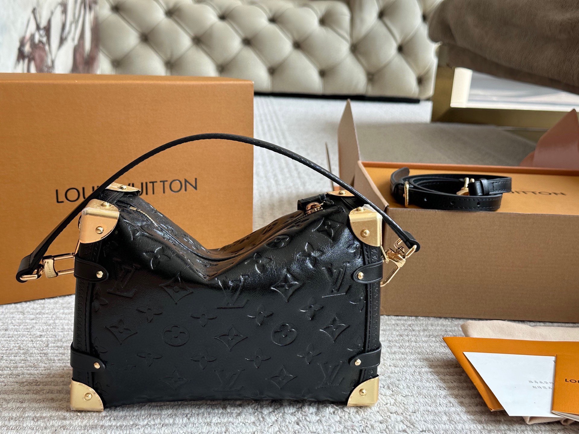 Louis Vuitton 185 23 25 trunk upupup Bag 23 x