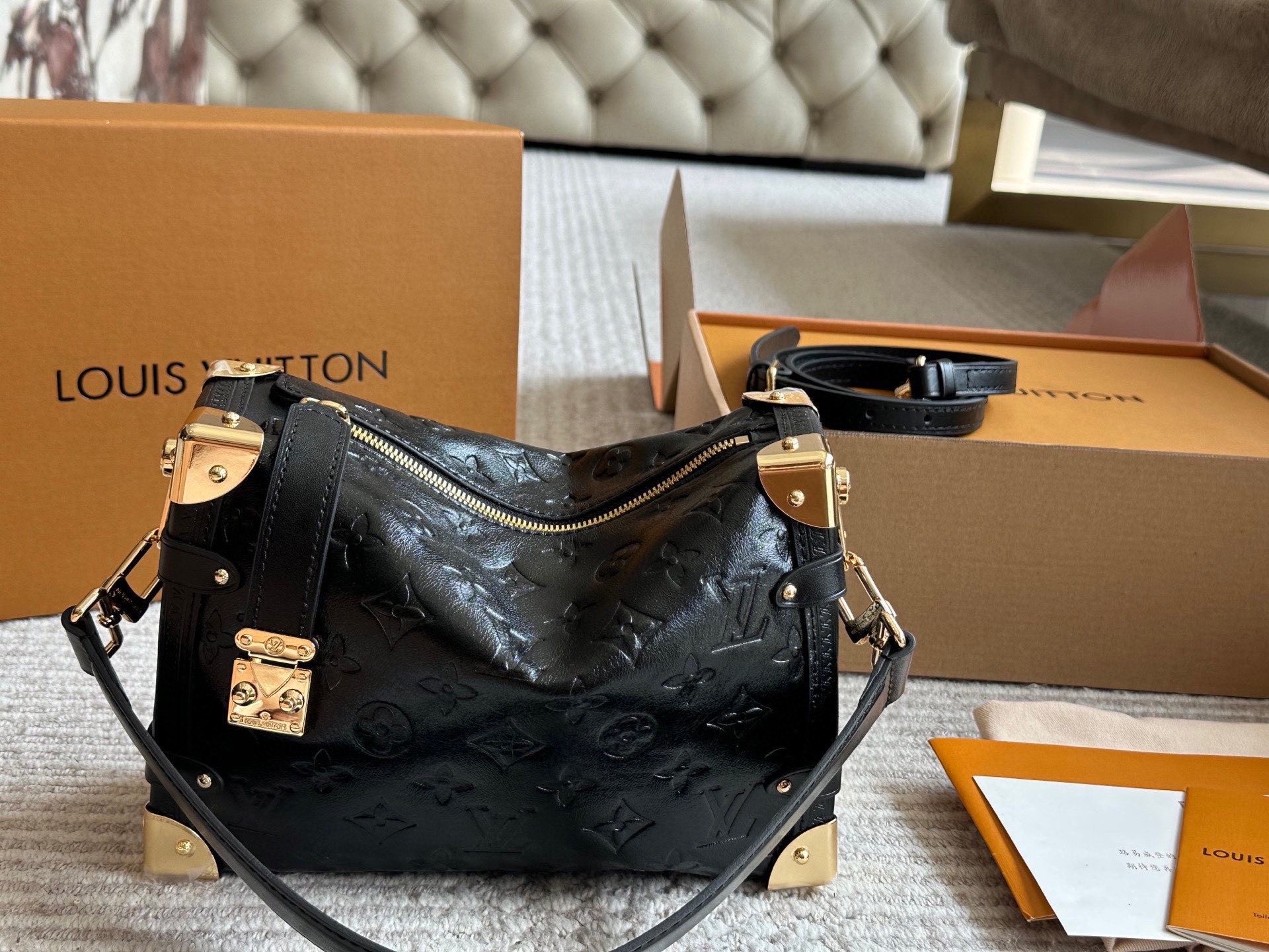 Louis Vuitton 185 23 25 trunk upupup Bag 23 x