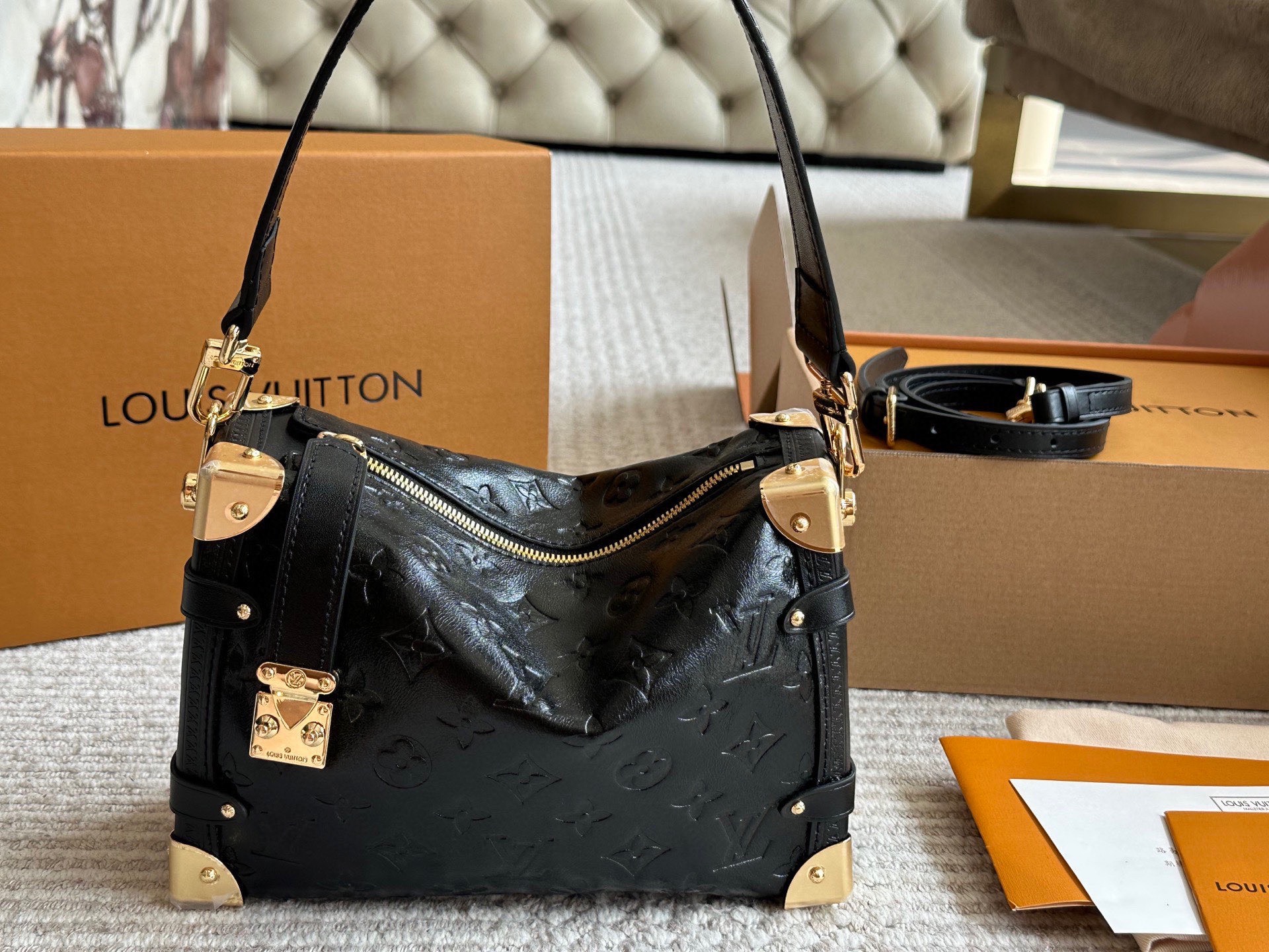 Louis Vuitton 185 23 25 trunk upupup Bag 23 x