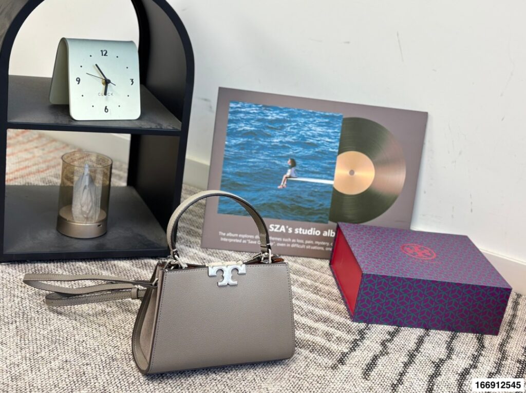 Designer Tb Small Leather Handbag editorial product context 2