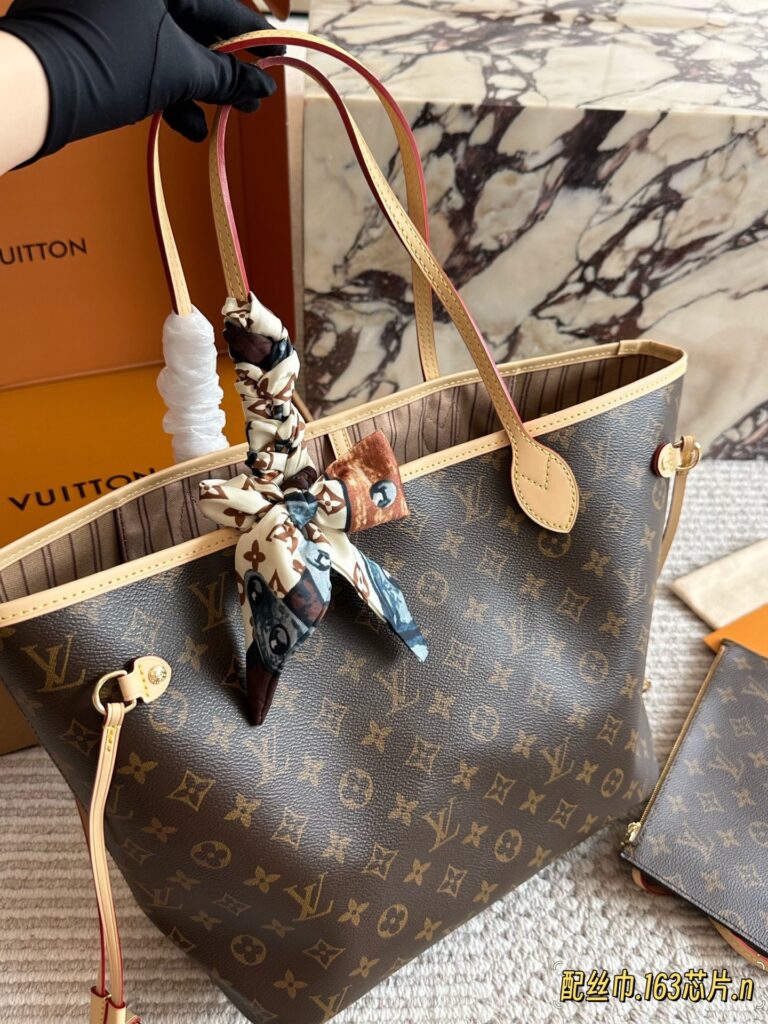 Louis Vuitton Neverfull Clutch editorial product context 2