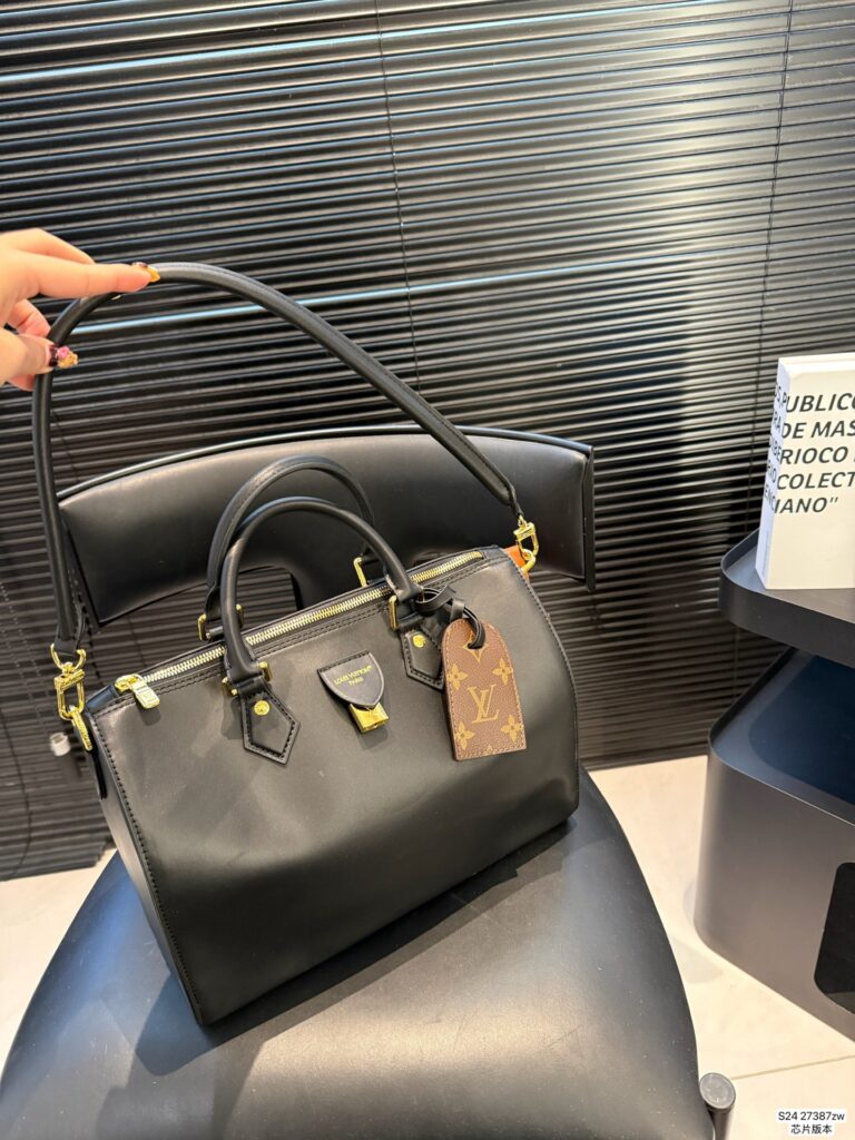 Louis Vuitton Keepall Leather Handbag editorial product context 2
