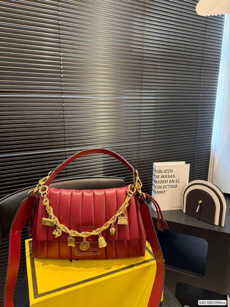 Fendi Ff White Bag editorial product context 3