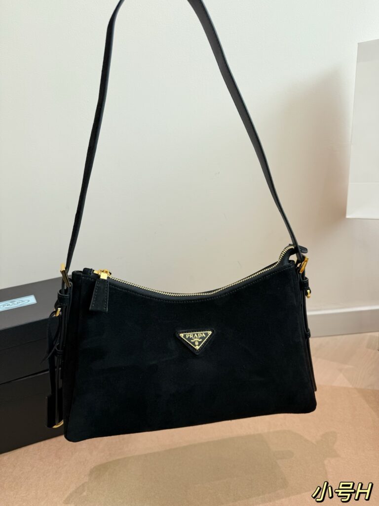 Prada Aimee 30 Black Crossbody Bag 37 x 24 cm editorial product context 1