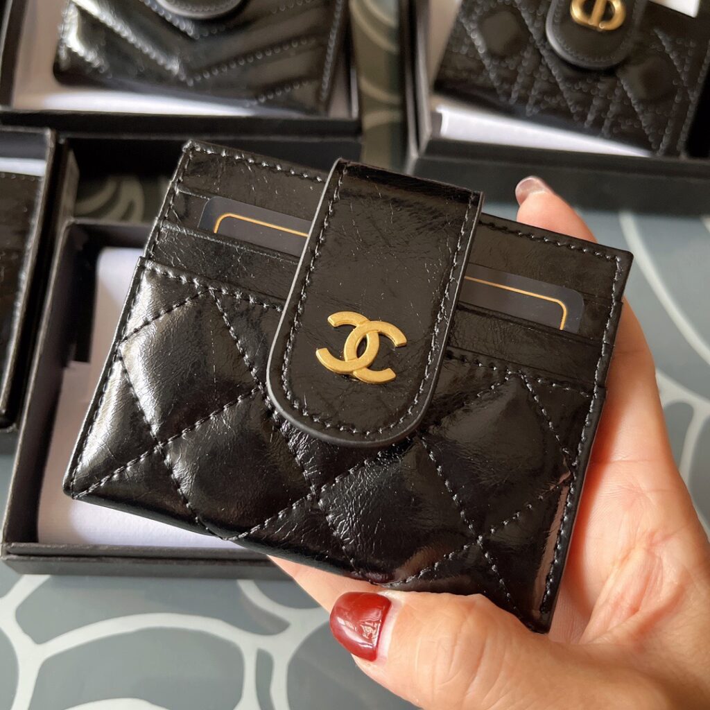 Designer 12 Black Card Holder 10 x 9 cm editorial product context 1