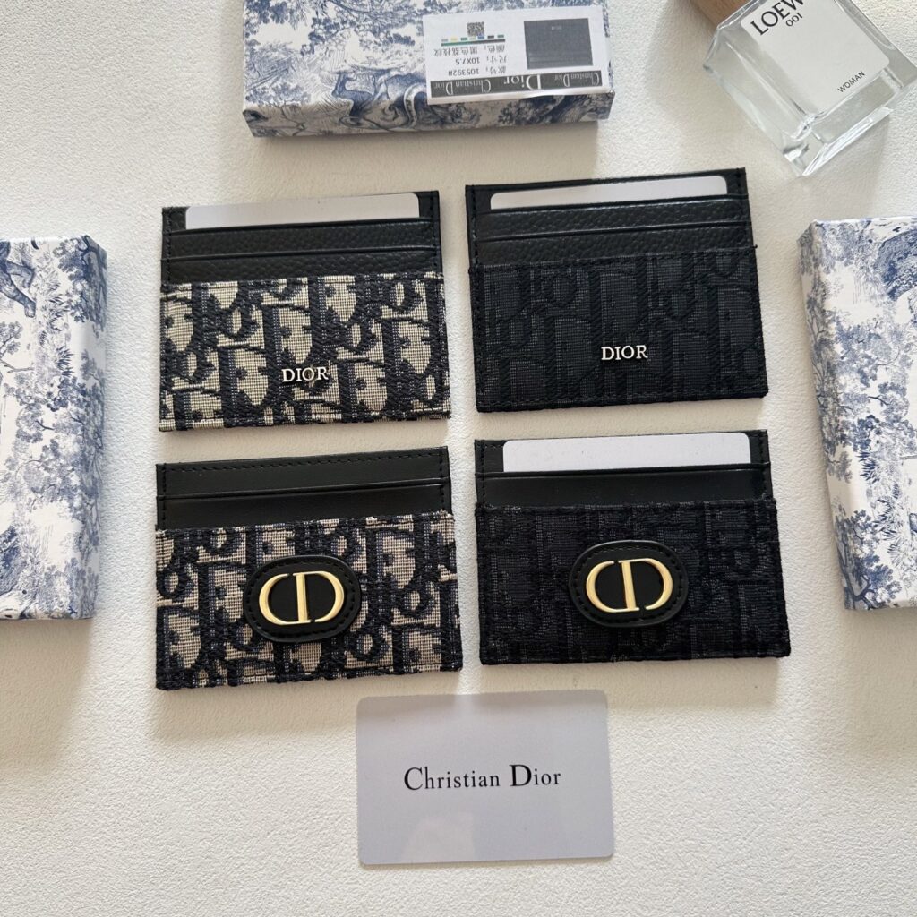 Designer Black Card Holder 9 x 5 cm editorial product context 1