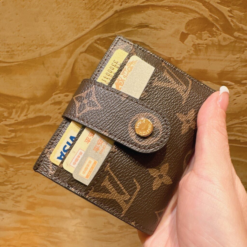 Louis Vuitton 12 Brown Card Holder 9 x 9 cm editorial product context 1