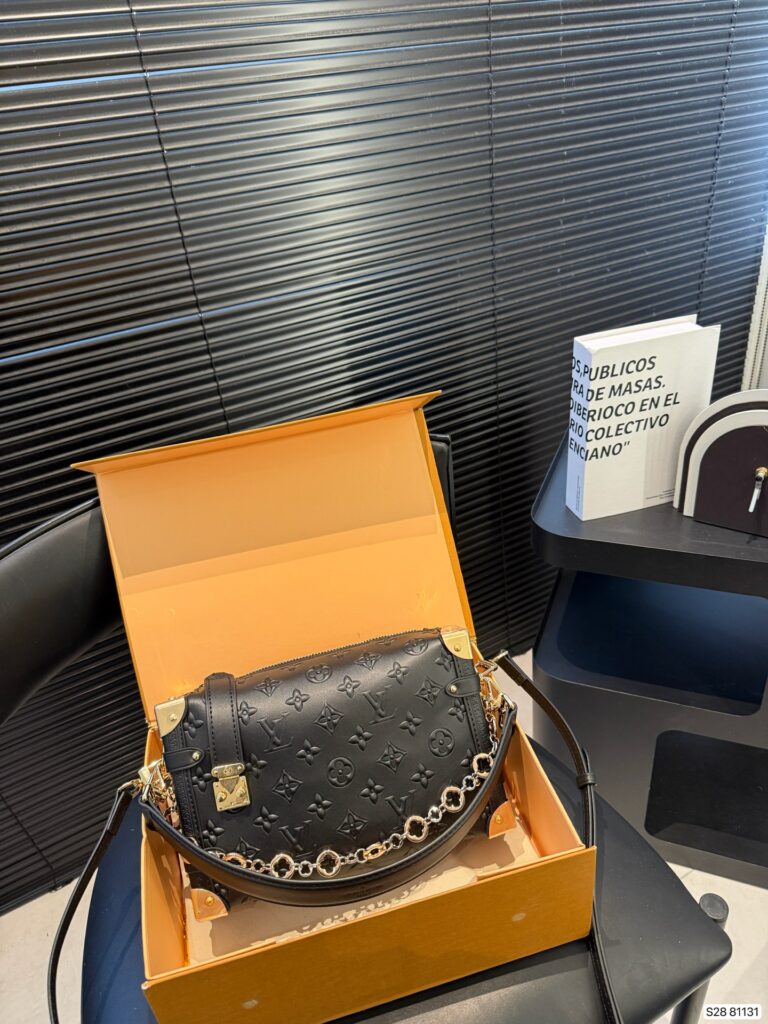 Louis Vuitton 23 Side Trunk Black Backpack editorial product context 1