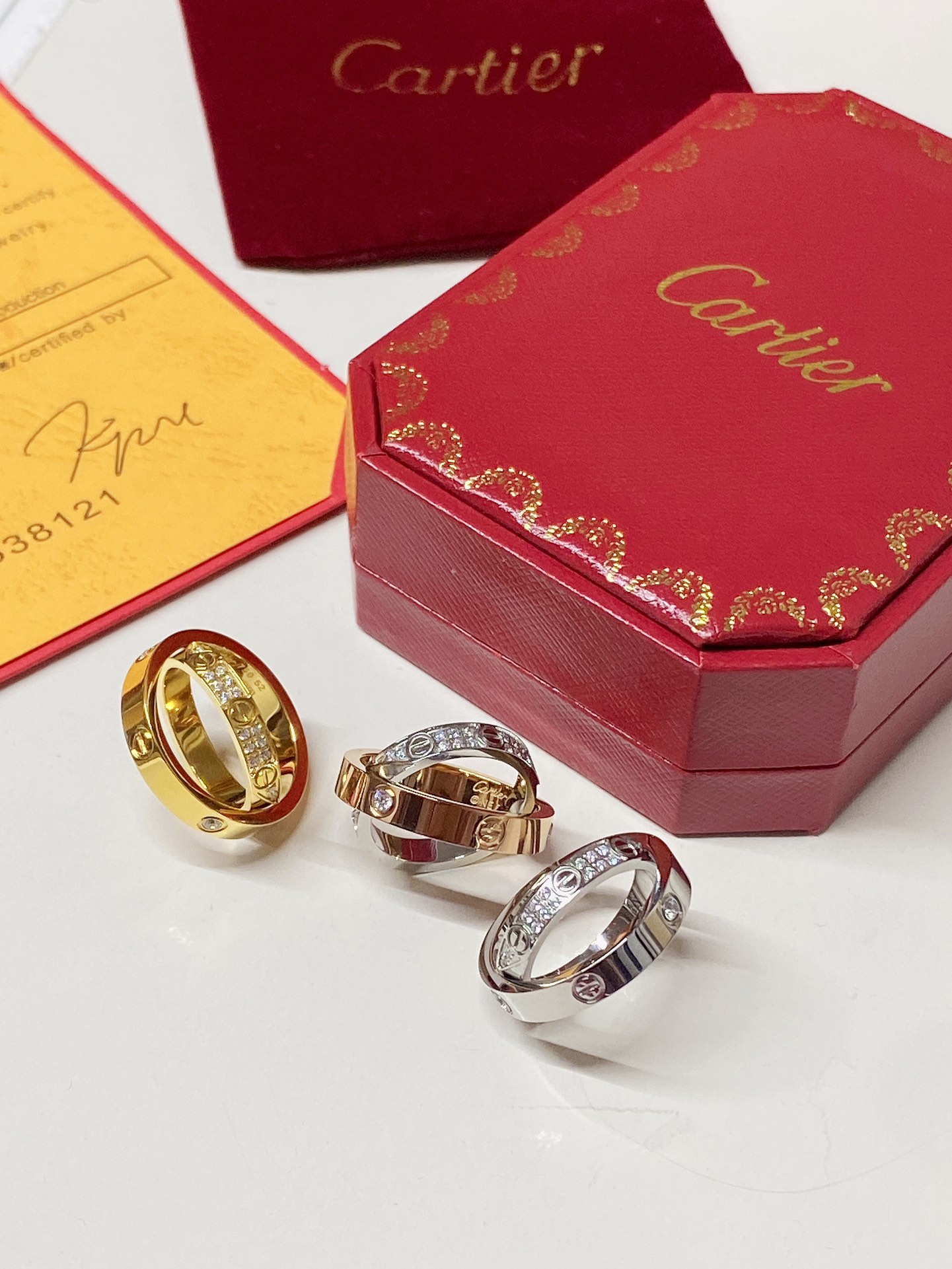 Designer J133 CNC Ring