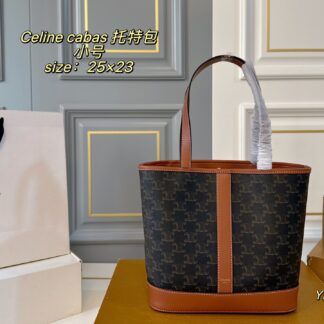Celine P130 size 25 23 cabas thais logo Small Tote Bag