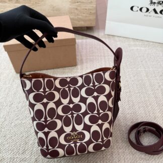 Coach P125 19 18 Bucket Crossbody Bag