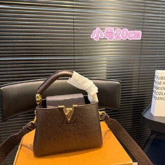 Louis Vuitton P155 P150 Mini ostrich skin minicapucine Bags