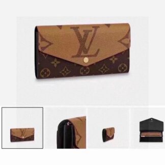 Designer P85 X10 X2 Sarah Monogram Reverse Wallet 19 x
