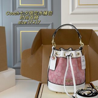 Coach P110 17 mini hold Bucket Mini Clutch