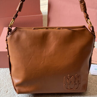 Miu Miu MIV Logo 30 Tote Bag