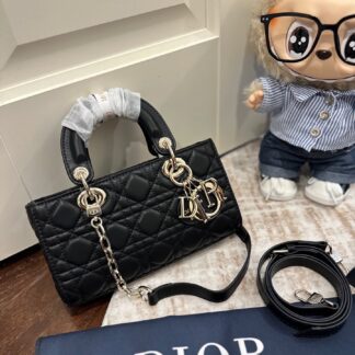 Dior Lady Handbag Leather