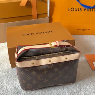 Louis Vuitton Nice Vanity Case Handbag Leather