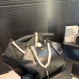 Chanel Leather Tote Bag Leather