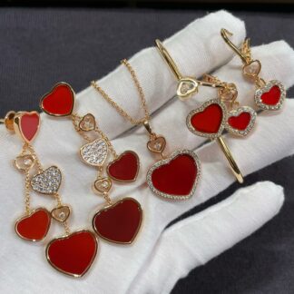 Chopard Happy Hearts Jewelry SET Necklace