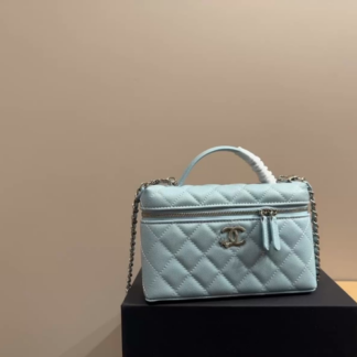 Chanel Vanity Case Ring Leather