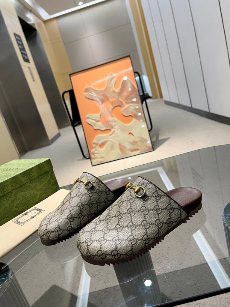 Gucci Horsebit Slipper Sandals editorial product context 1