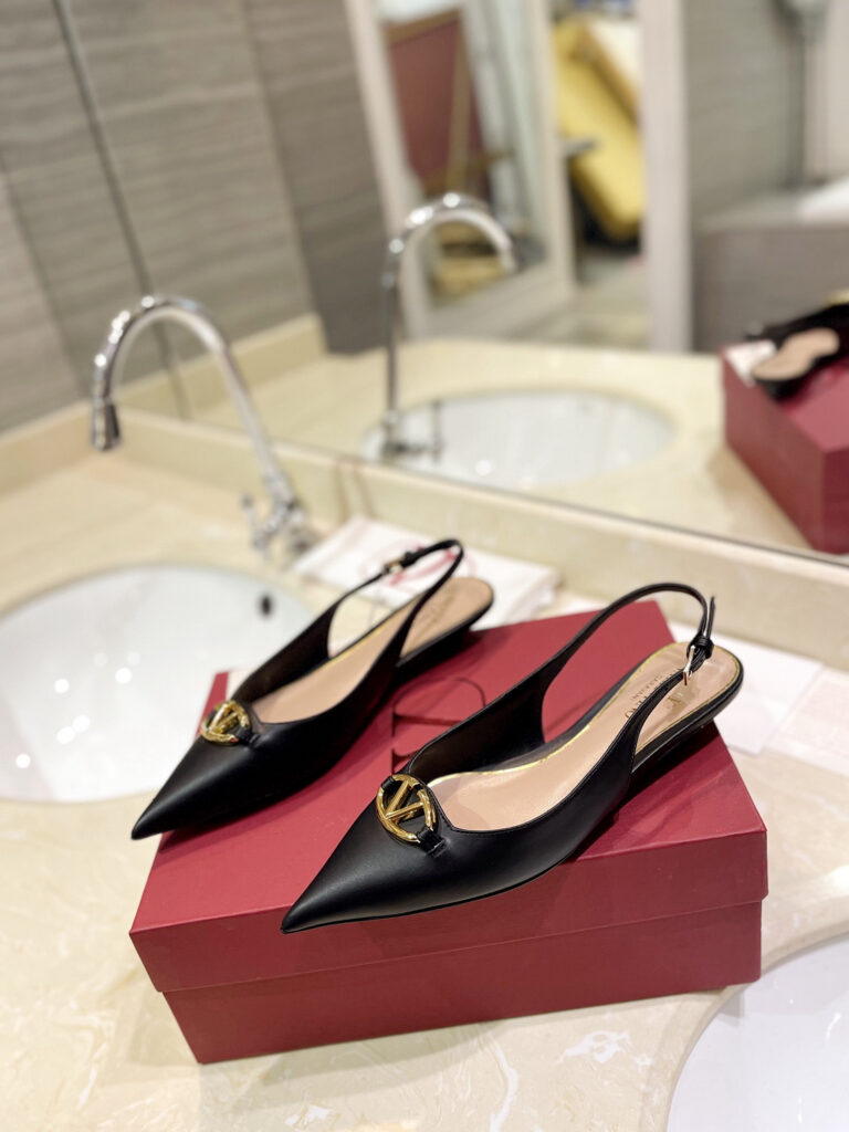 Valentino 20mm VLogo The Bold Edition slingback pumps editorial product context 1