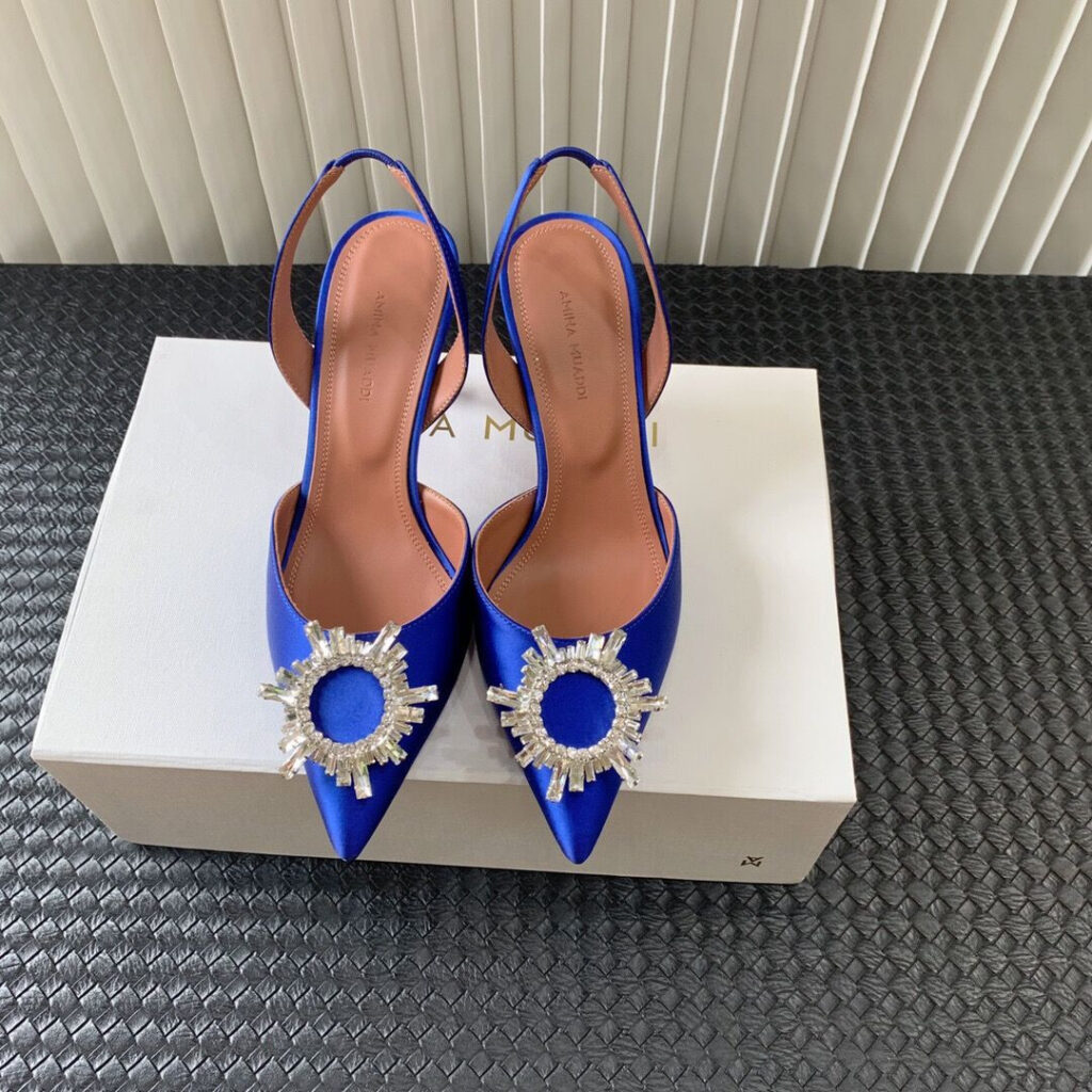 Rene Caovilla Amina Muaddi Sling Heels Pumps editorial product context 1
