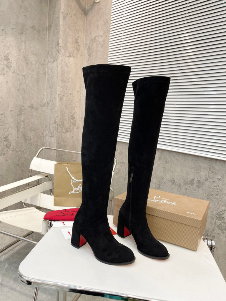 Ch**an louboutin high boots editorial product context 1