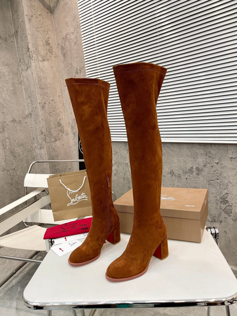 Ch**an louboutin high boots editorial product context 1