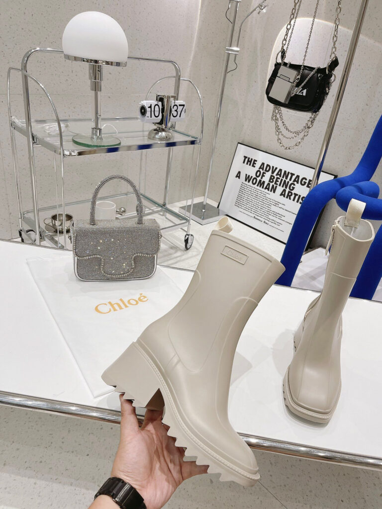 Chloé Chloé Rain Boots editorial product context 1