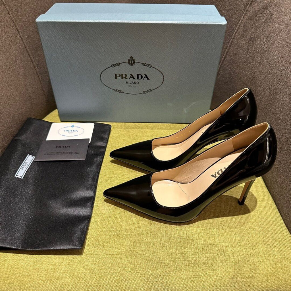 Valentino Prada pumps editorial product context 1