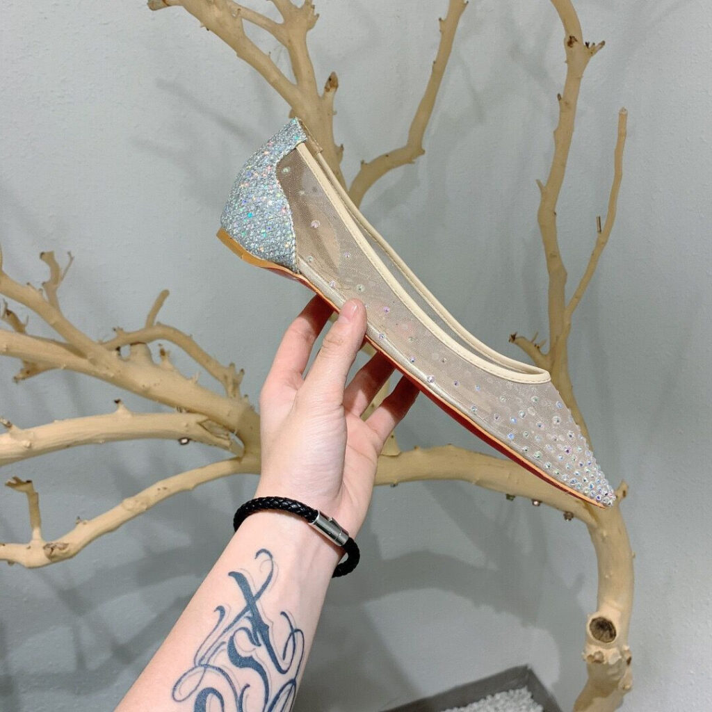 Ch**an louboutin flats editorial product context 1