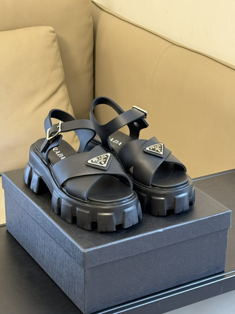 Prada sandals editorial product context 1