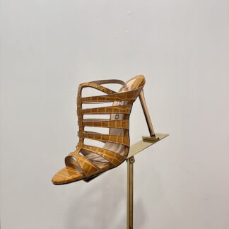 Saint Laurent jeanne slingback pumps in smooth leather