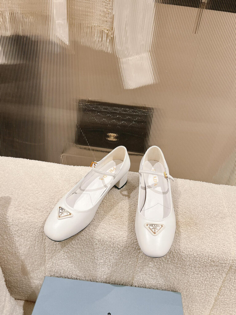 Prada Nappa Mary Jane Leather Pumps editorial product context 1