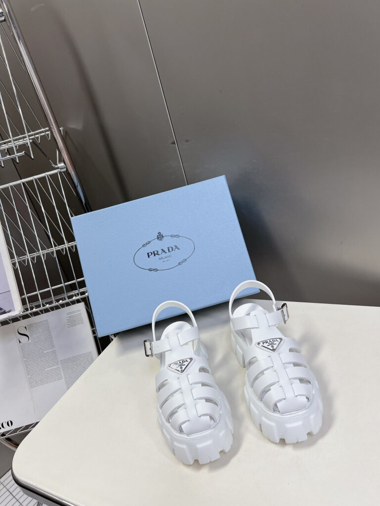 Prada sandals editorial product context 1