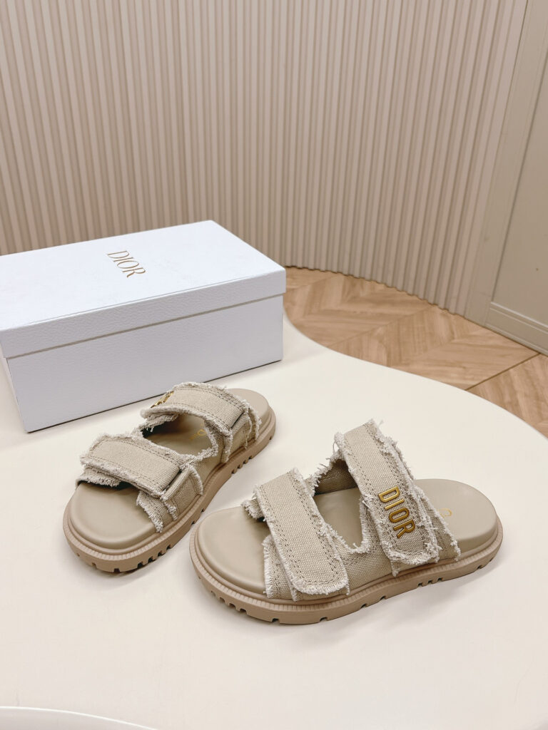 Dior SLIDE SANDALS editorial product context 1
