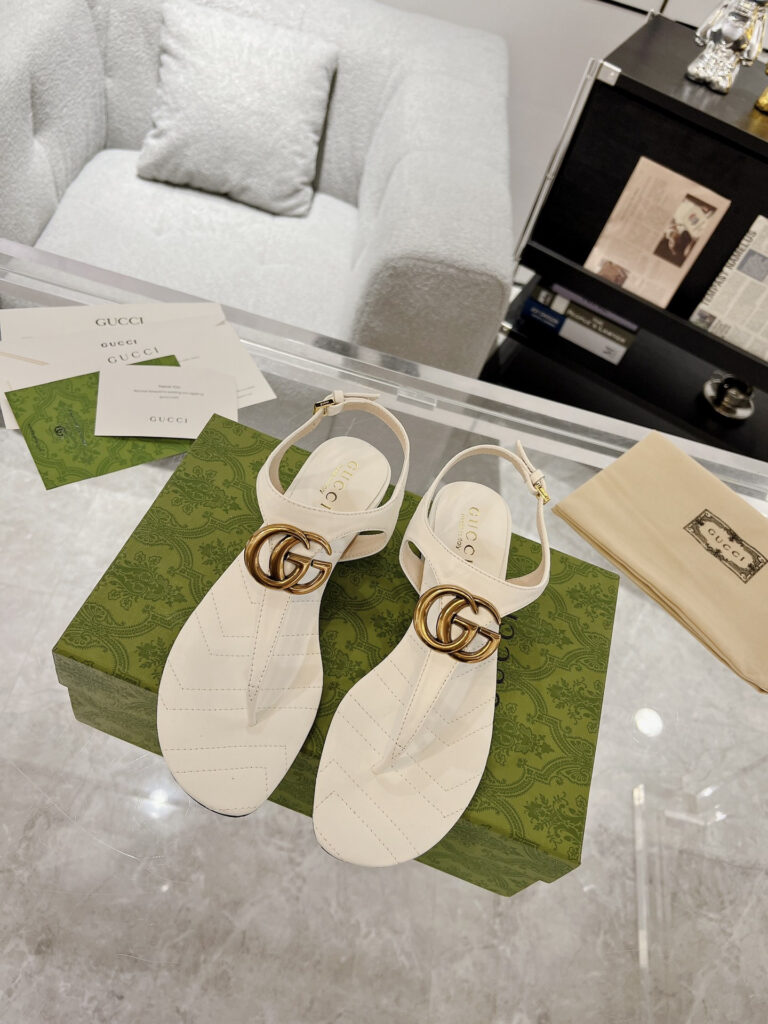 Gucci slide sandals editorial product context 1