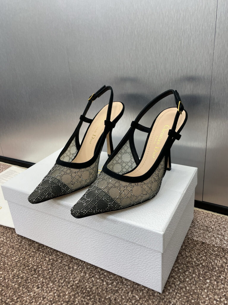 Dior Capture Heeled Mule Pumps editorial product context 1