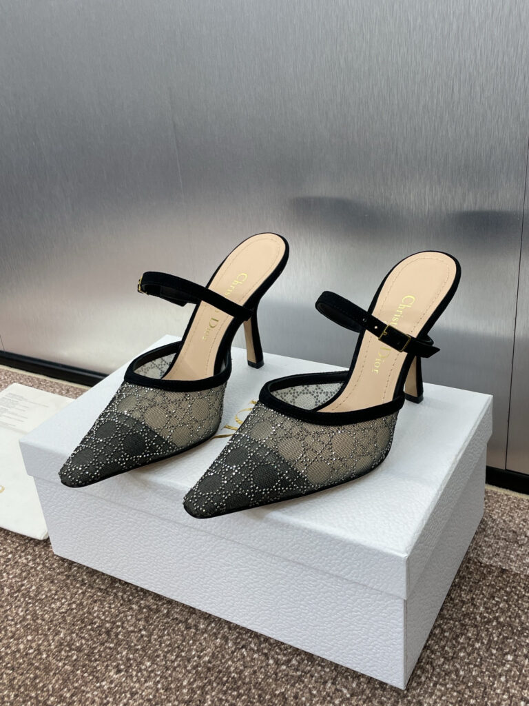 Dior Capture Heeled Mule Pumps editorial product context 1
