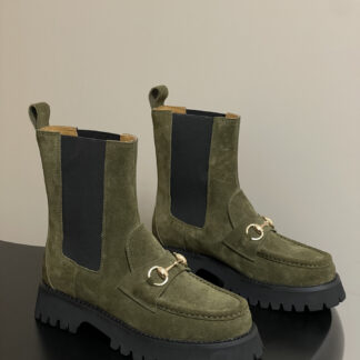 Gucci women's ankle boot with horsebit