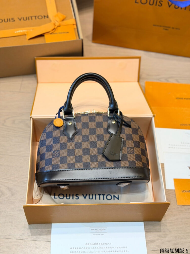 Louis Vuitton Gold Leather Bag editorial product context 3