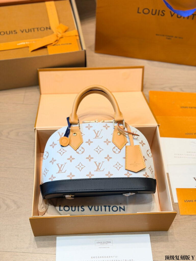 Louis Vuitton Gold Leather Bag editorial product context 1
